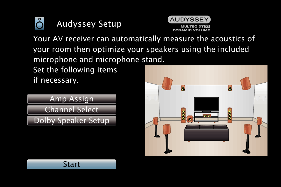 GUI Audyssey3 X85